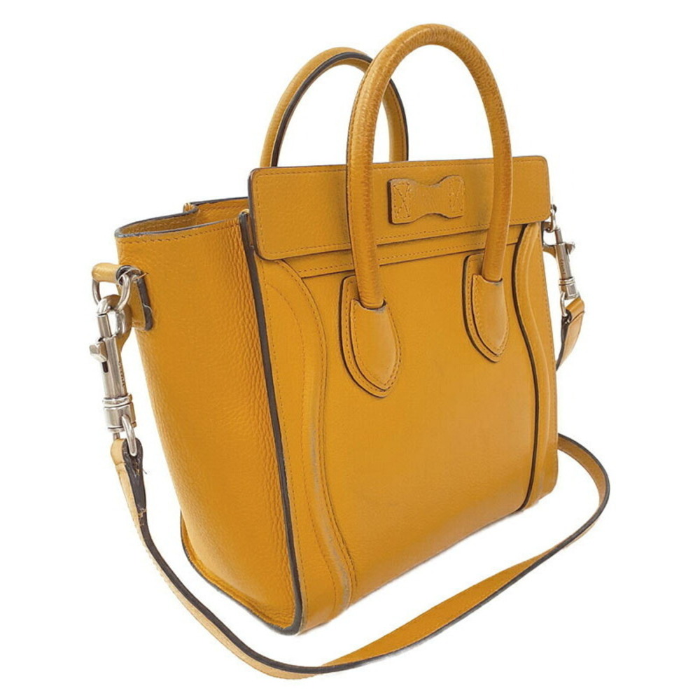 Celine Shopper Leather Shoulder Bag - Picture 2 of 9